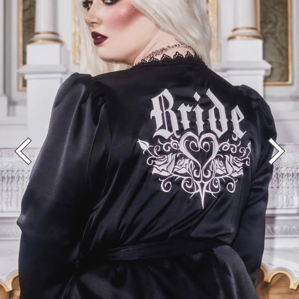 Unholy Black Bride Robe